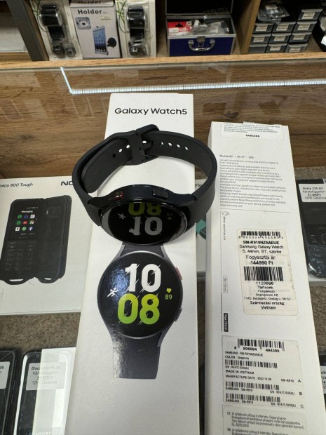 Samsung Galaxy Watch 5 44MM Fekete Sznben 3H Garancia