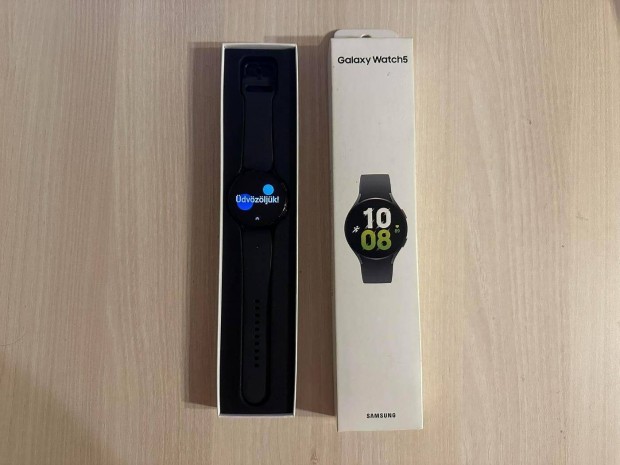 Samsung Galaxy Watch 5 44mm R910 jszer Black Okosra Garis !