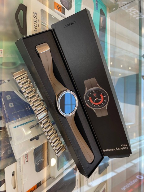 Samsung Galaxy Watch 5 Pro 45mm LTE 12Hnap Garancival Elad
