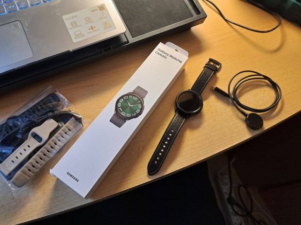 Samsung Galaxy Watch 6 Classic, 47mm, fekete. jszer llapotban!