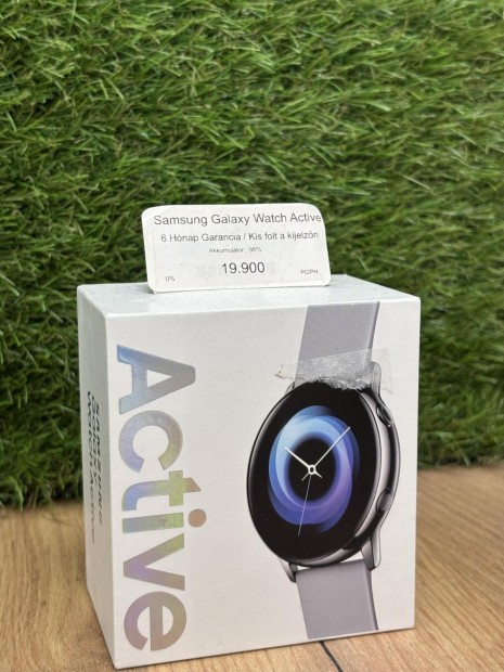 Samsung Galaxy Watch Active Krtyafggetlen, 12 h garancia