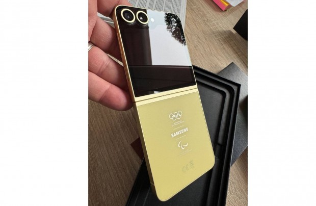 Samsung Galaxy Z Flip6 512GB Gold - Paris Olympic Edition - Csere is