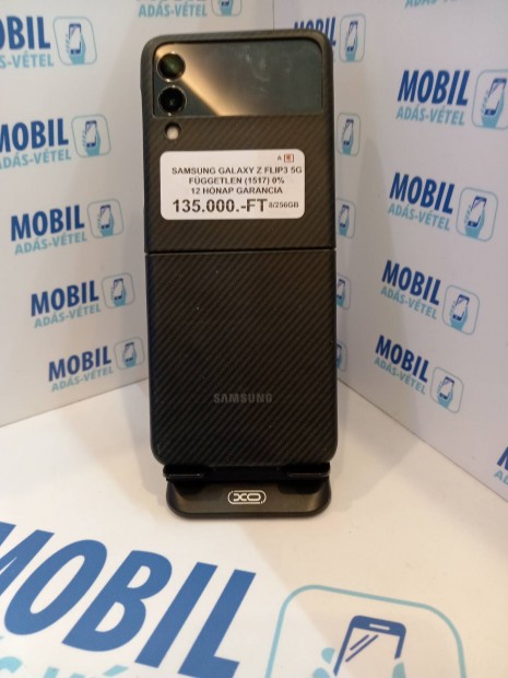 Samsung Galaxy Z Flip 3 5G 8/256GB krtyafggetlen garancival 
