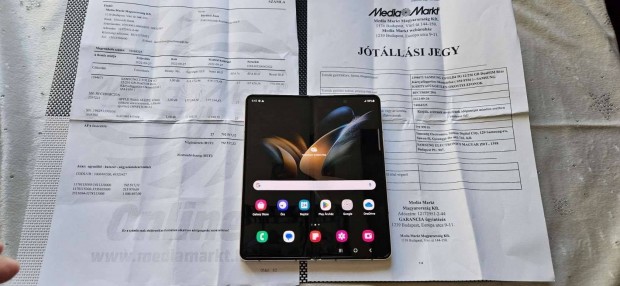 Samsung Galaxy Z Fold4 Fold 4 5G 12/256GB jszer Mediam. Garancis !