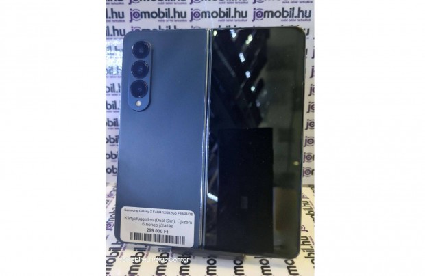 Samsung Galaxy Z Fold4 SM-F936 12/512GB Fekete Fggetlen Jtllssal