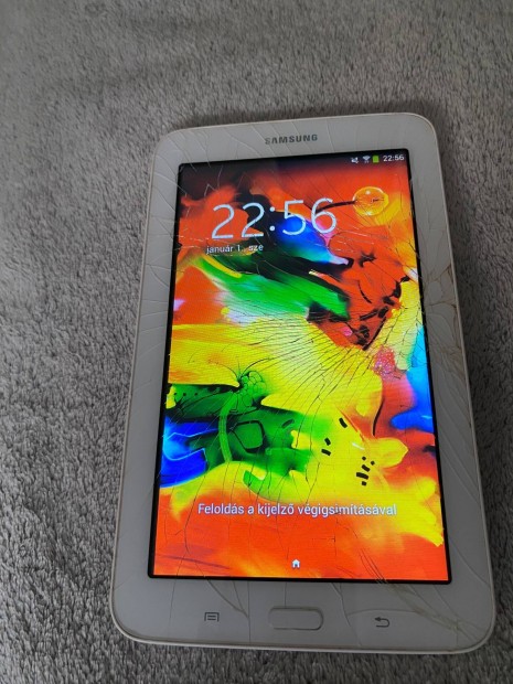 Samsung Galaxy tablet trtt kijelzvel