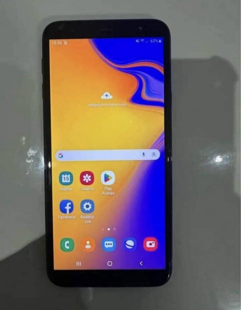 Samsung Galaxyt J4 plus  fggetlen