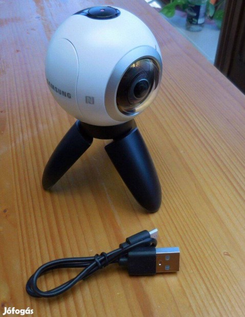 Samsung Gear 360 Real 360-os nagy felbonts VR-Videokamera