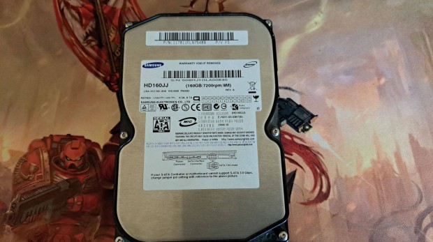 Samsung HD160JJ 160 GB 7200rpm merevlemez (HDD)