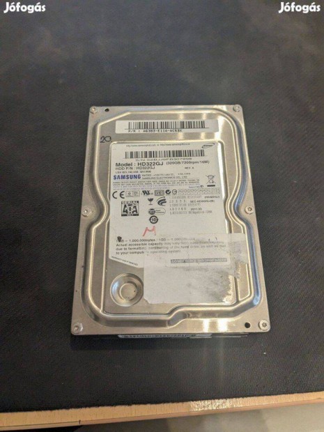 Samsung HDD merevlemez SATA 100/100 320 GB 3,5" HD322GJ