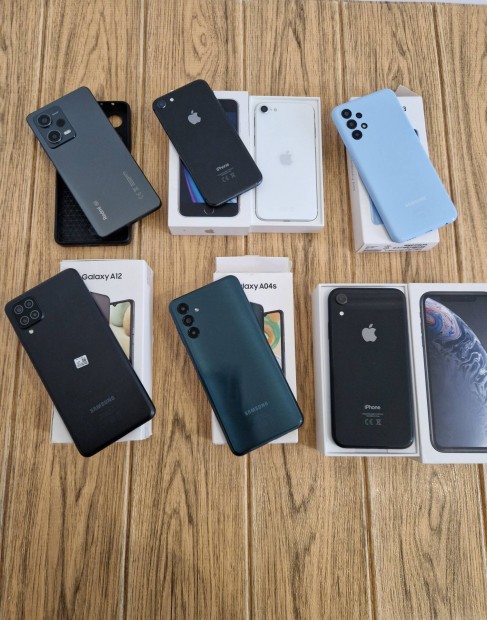 Samsung,Iphone mobilok olcsn