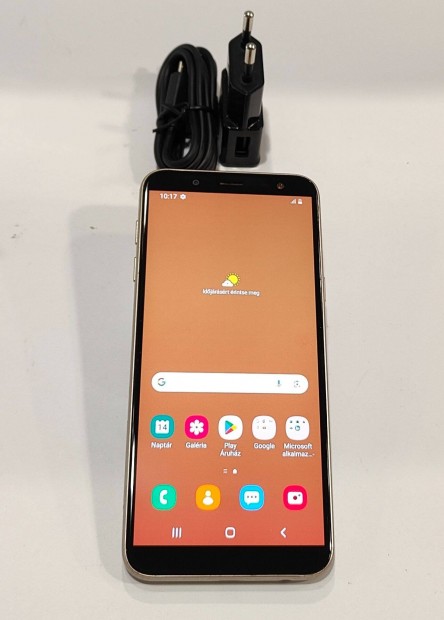 Samsung J6 2018 32GB arany krtyafggetlen mobiltelefon elad!