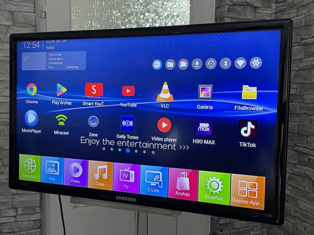 Samsung LED tv, tvirnytval ,magyar men,usb