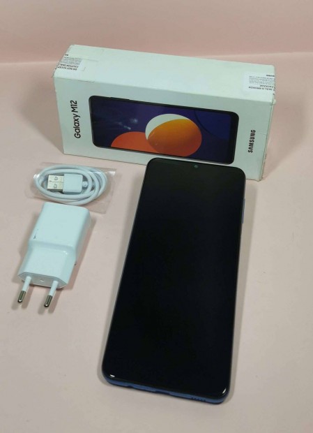 Samsung M12 64GB kk Krtyafggetlen szp llapot mobiltelefon elad!