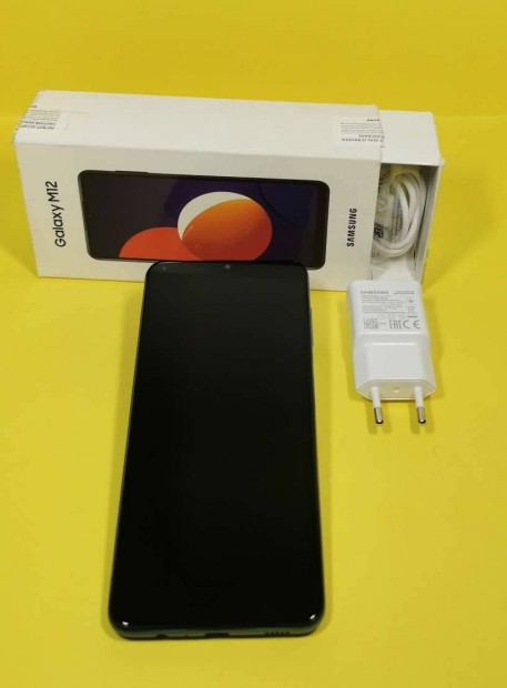Samsung M12 64GB kk Krtyafggetlen szp llapot mobiltelefon elad!