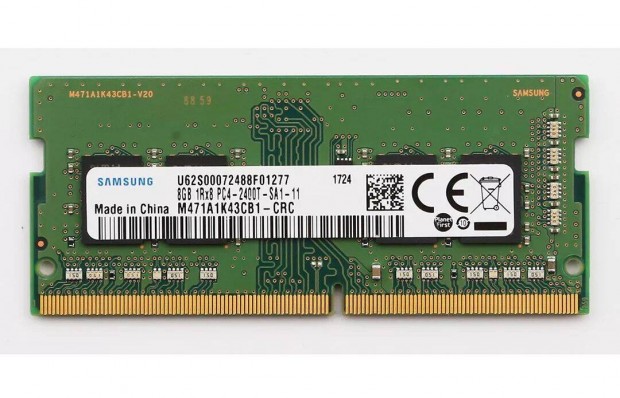 Samsung M471A1K43CB1-CRC 8 GB DDR4 memria 2400 MHz SO-DIMM RAM