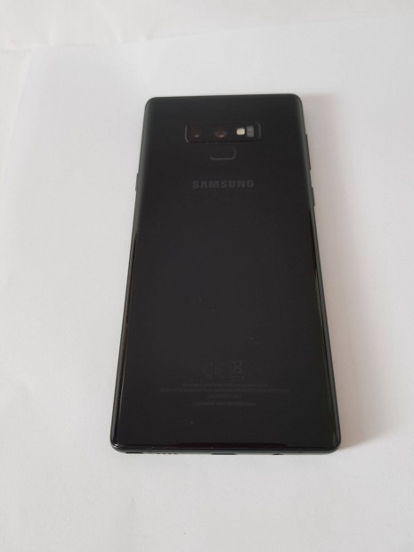 Samsung N960 Galaxy Note 9 Fekete Akkufedel Hatlap Gyari