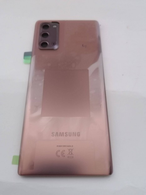 Samsung Note 20 N980 Akkufedl Htlap Bronz Gyri