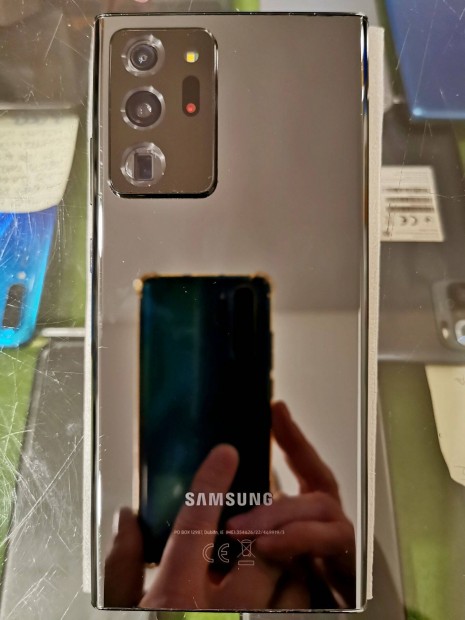 Samsung Note 20 Ultra 5G 12+8/256 3 hónap garancia 6.9" 120Hz dual SIM