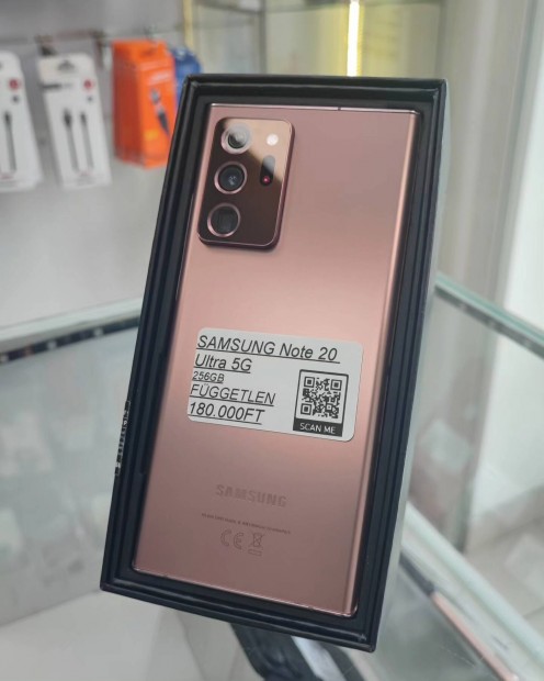 Samsung Note 20 Ultra 5G , 256GB, Krtyafggetlen + ajndk