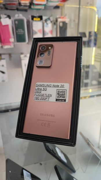 Samsung Note 20 Ultra 5G - 256GB - Krtyafggetlen + Privacy Flia