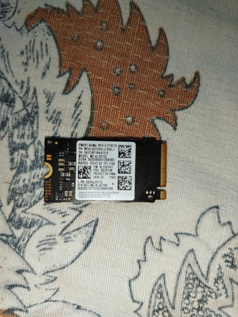 Samsung PM991A 512GB - 100/97% - (3100/1800 MB/s)M.2 2230 PCI-E GEN3