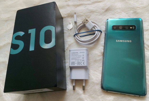 Samsung S10 8/128GB - krtyafggetlen, hibtlan, dobozban!