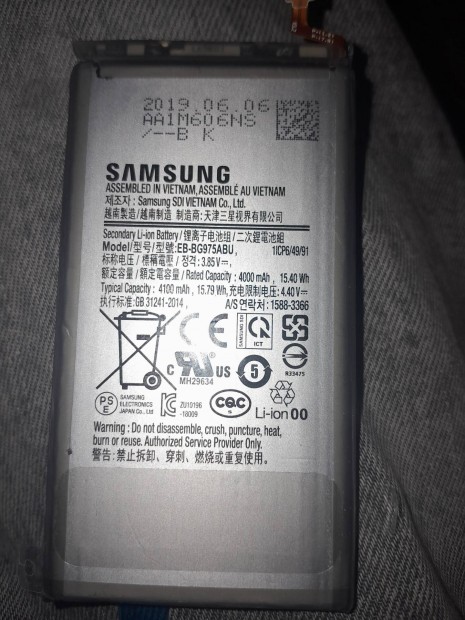 Samsung S10.plus akkumlator jszer 