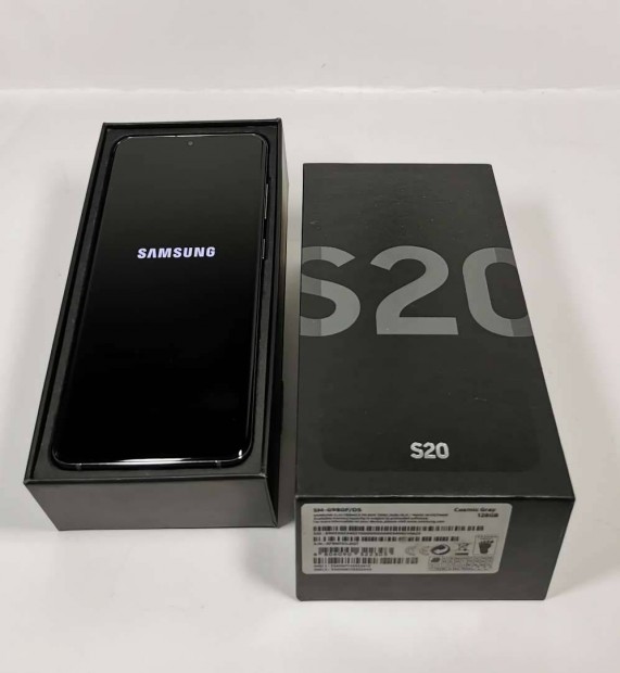 Samsung S20 128GB Fggetlen, szrke szp llapot mobiltelefon elad!