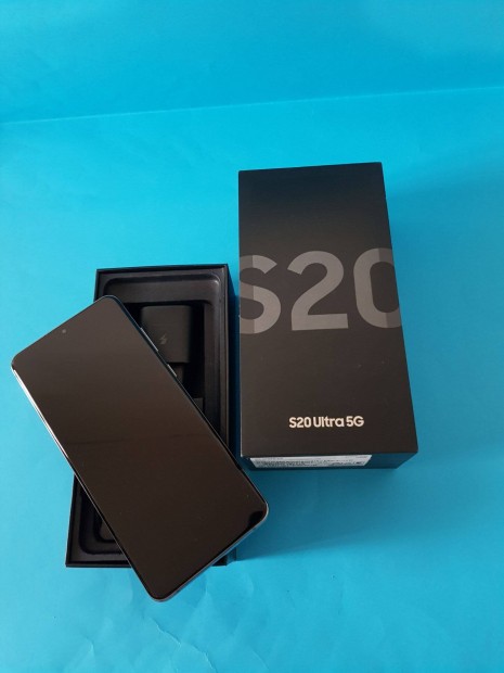 Samsung S20 Ultra 5G 128GB Dual Sim Szrke,fggetlen, j llapot mobi