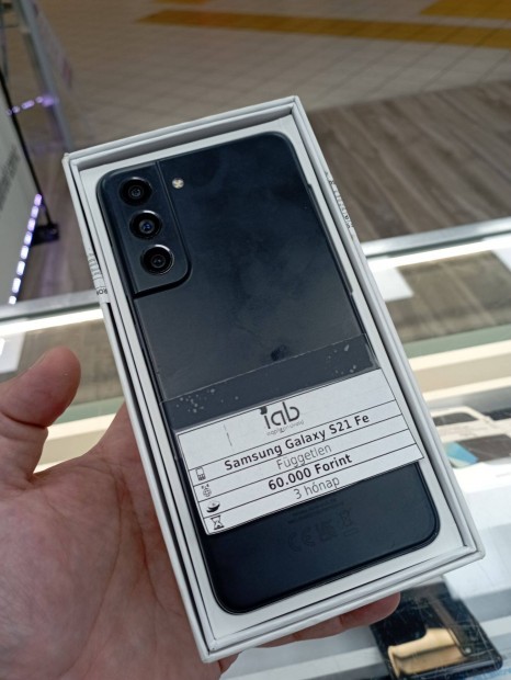 Samsung S21FE 5G 6/128GB használt kártyafüggetlen mobiltelefon