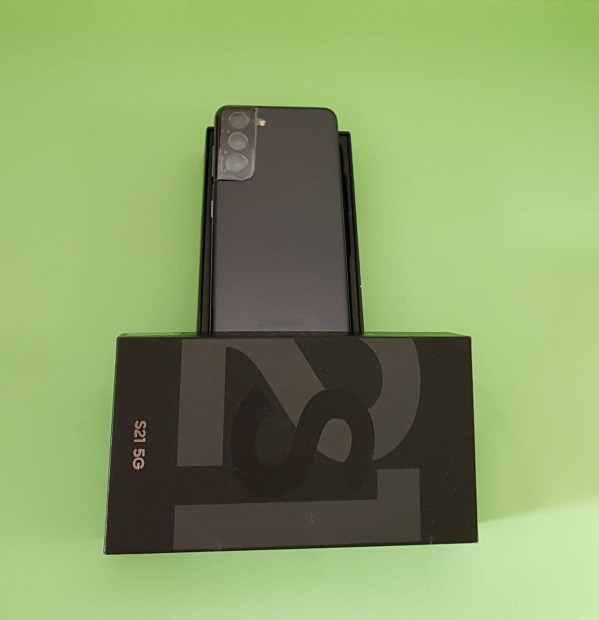 Samsung S21 5G 128GB Fekete szp krtyafggetlen telefon elad!