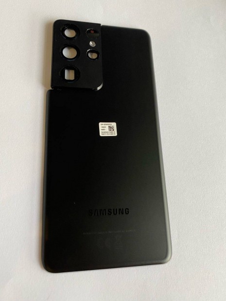Samsung S21 ultra 5G G998 Akkufedl Htlap Fekete Gyri