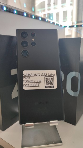 Samsung S22 Ultra 256GB Gynyr llapot Flis + Garancia