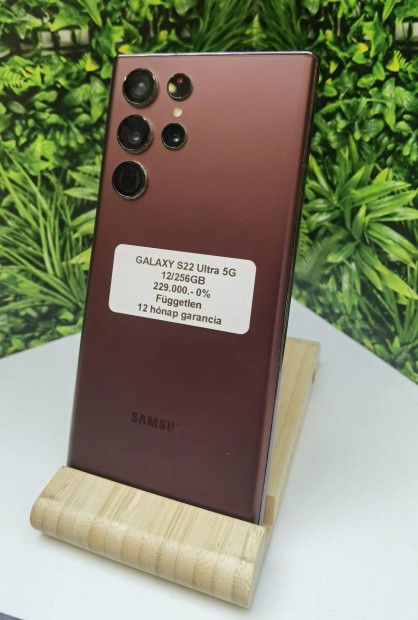 Samsung S22 Ultra, fggetlen, hasznlt 