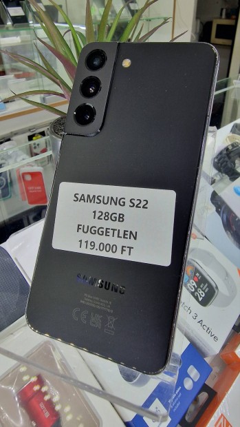 Samsung S22 ,128GB, Fggetlen, Akci 