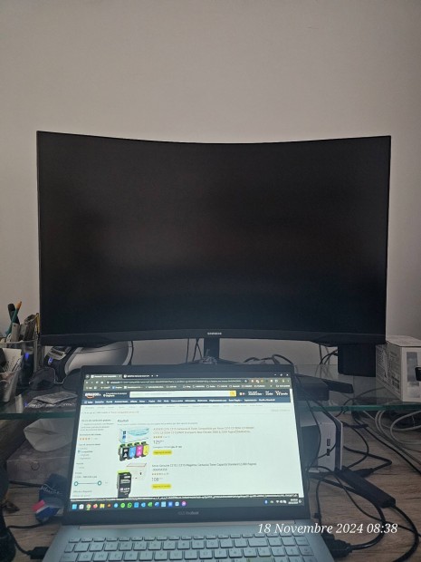 Samsung S32AG550EU LED VA velt Gaming monitor, 32"