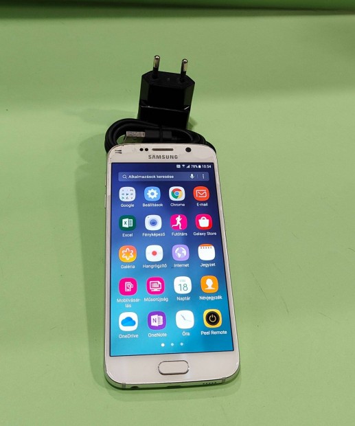 Samsung S6 32GB fehr Krtyafggetlen jl mkd mobiltelefon elad!