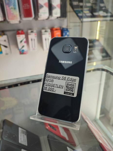Samsung S6 Edge - 32GB Krtyafggetlen - Karcmentes llapot