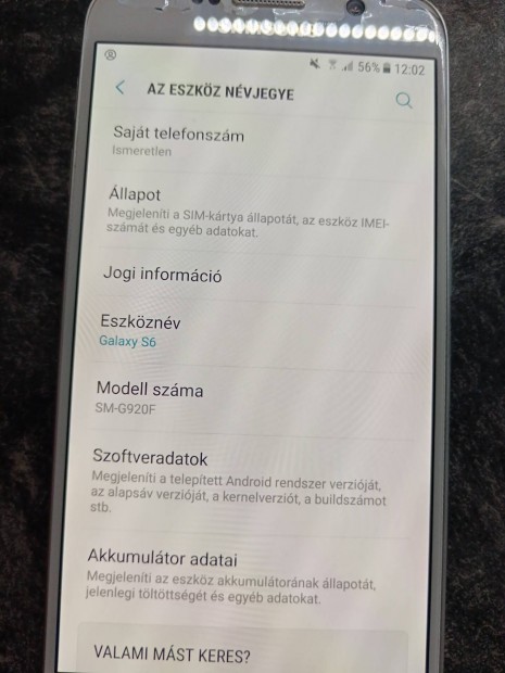 Samsung S6 független eladó