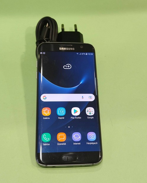 Samsung S7 Edge 32GB Fekete Fggetlen j llapot mobiltelefon elad!