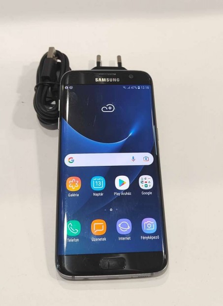 Samsung S7 Edge 32GB Fekete Fggetlen srls mentes telefon elad!