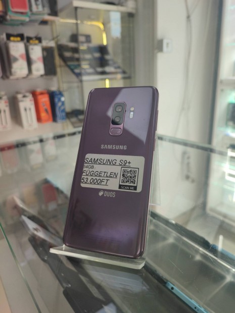 Samsung S9 Plus 64GB Krtyafggetlen - Gynyr llapot