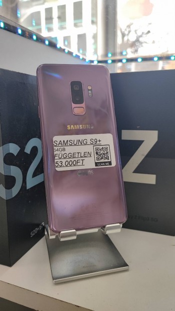 Samsung S9+ 64GB Krtyafggetlen Rzsaszn