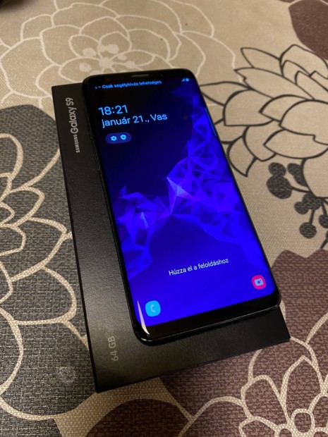 Samsung S9 dual sim krtyafggetlen telefon elad