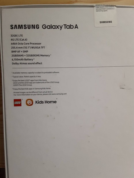 Samsung SM-t515 tablet 4G/LTE+Wifi