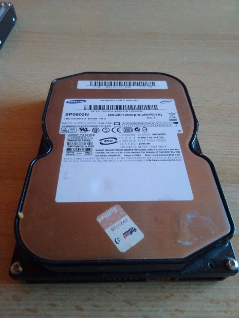 Samsung SP80 IDE Rgebbi HDD