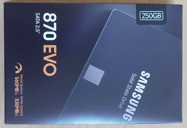 Samsung SSD 870 Evo 2.5 250GB bontatlan