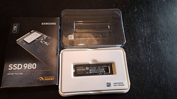 Samsung SSD 980 1TB M.2 Pcie (Garancilis - 2.5 v)