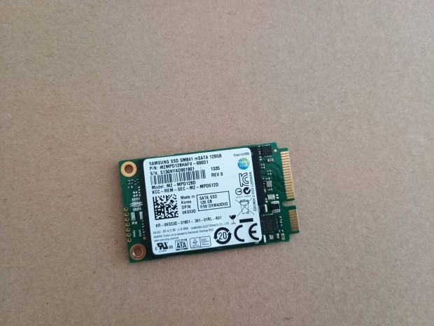 Samsung SSD SM841 msata 128GB